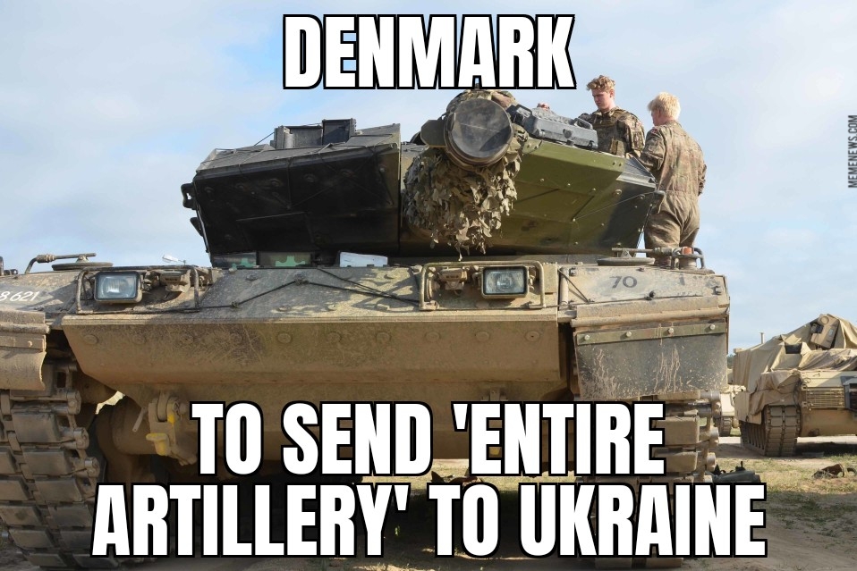 Denmark artillery to Ukraine