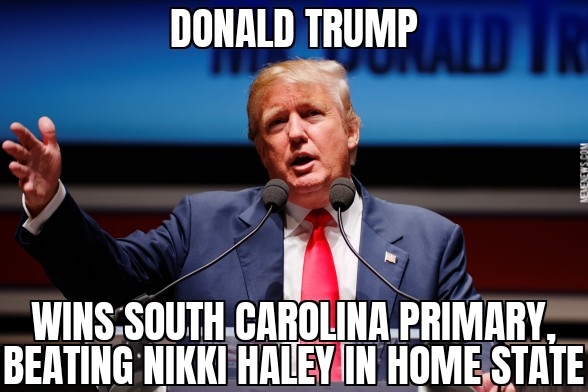 Trump wins South Carolina primary