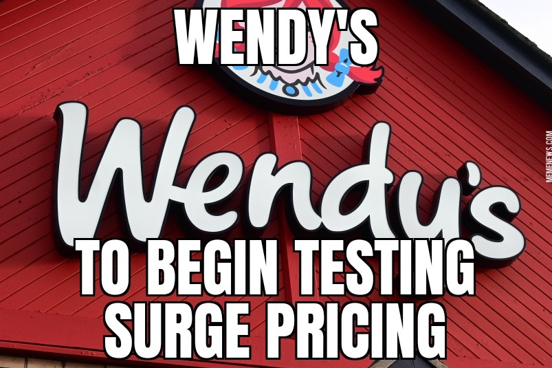 Wendy’s surge pricing