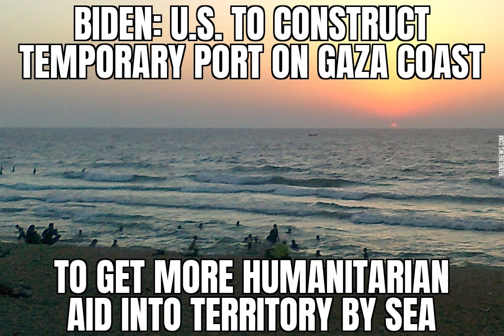 U.S. to construct port on Gaza coast