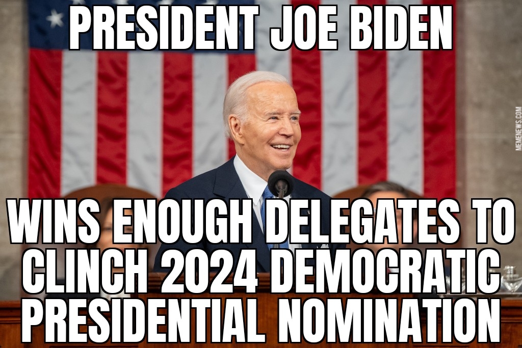 Biden wins Democratic nomination