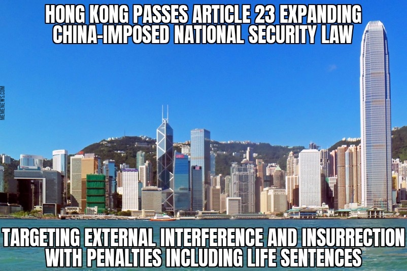 Hong Kong article 23