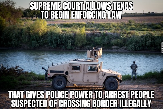 Supreme Court allows Texas immigration law