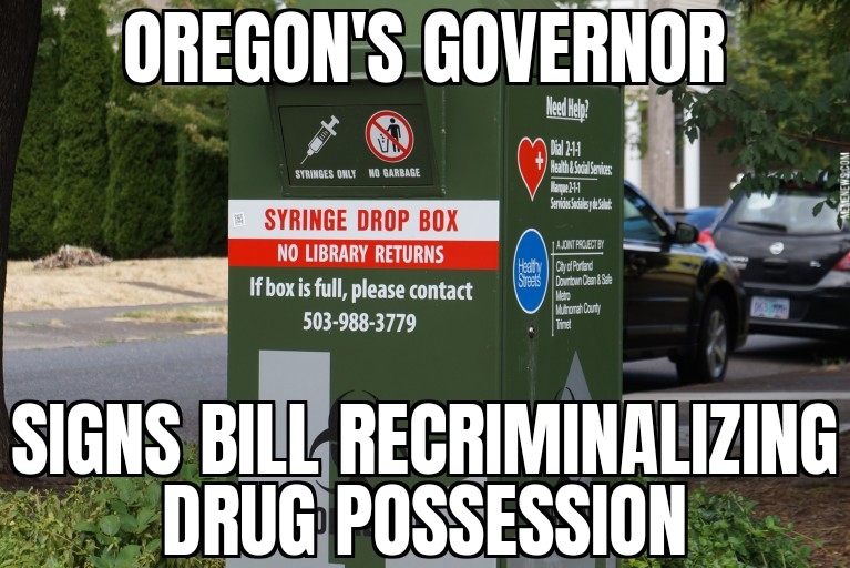 Oregon recriminalizes drugs