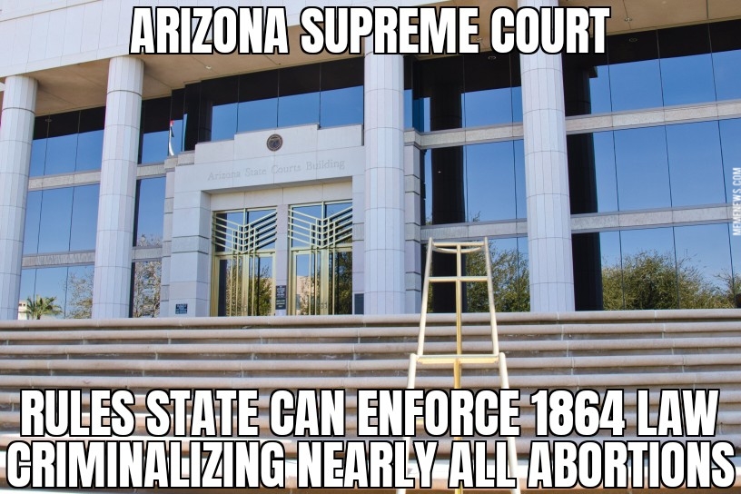 Arizona can enforce abortion law