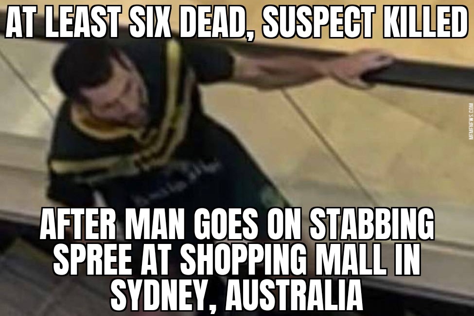 Sydney shopping mall stabbing