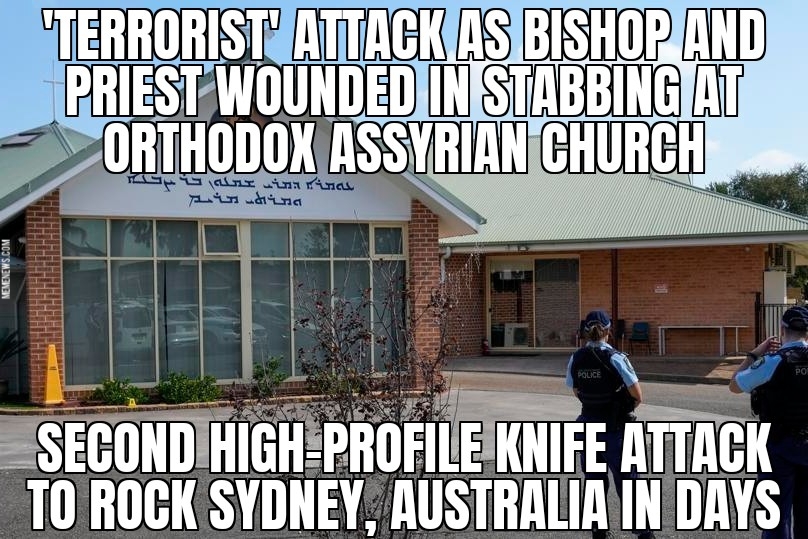Sydney church stabbing
