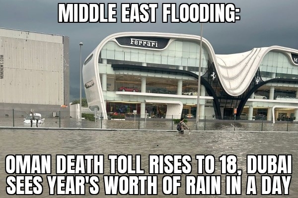Oman and Dubai flooding