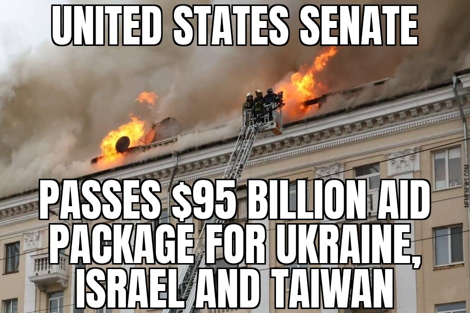 Senate passes Ukraine, Israel aid package