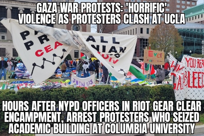 Gaza war protests