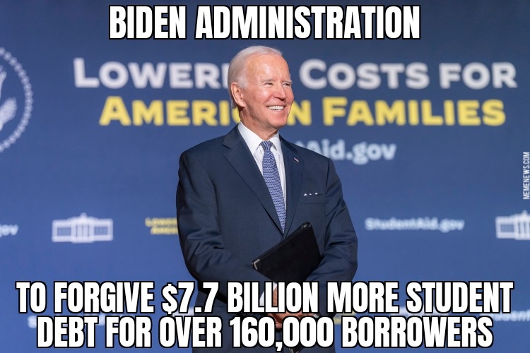 Biden forgives more student debt