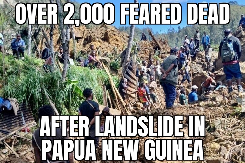 Papua New Guinea landslide