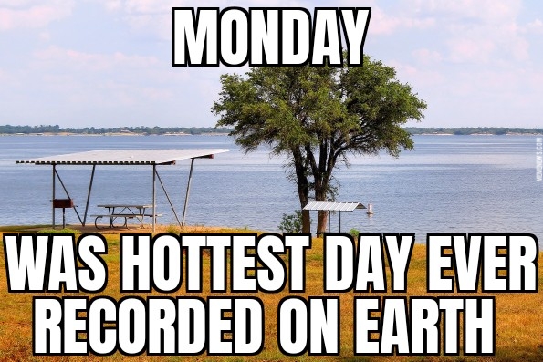 Hottest day on Earth