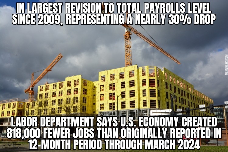 U.S. added 30% less jobs in 2023 than reported