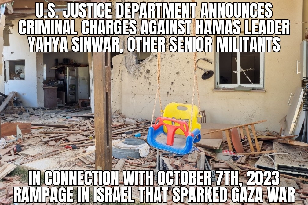 DOJ files criminal charges against Hamas leaders
