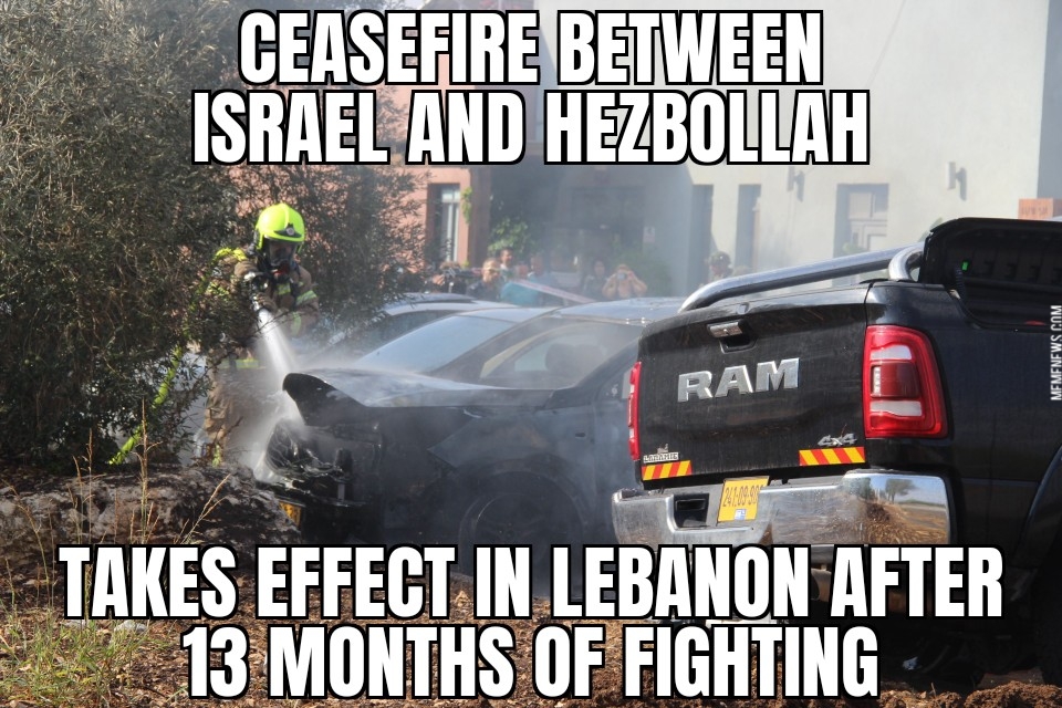 Israel-Hezbollah ceasefire takes effect