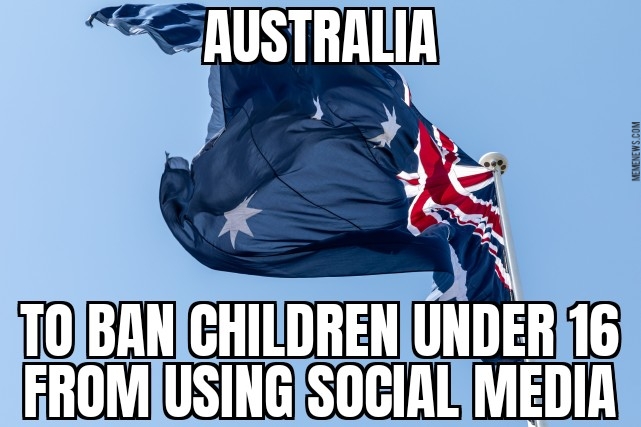 Australia bans kids from social media