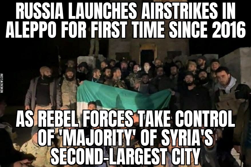 Syria rebels take control of Aleppo