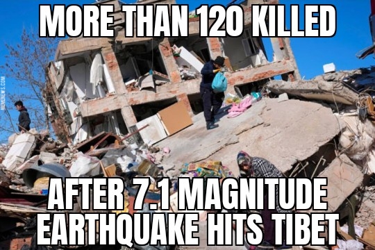 Tibet earthquake