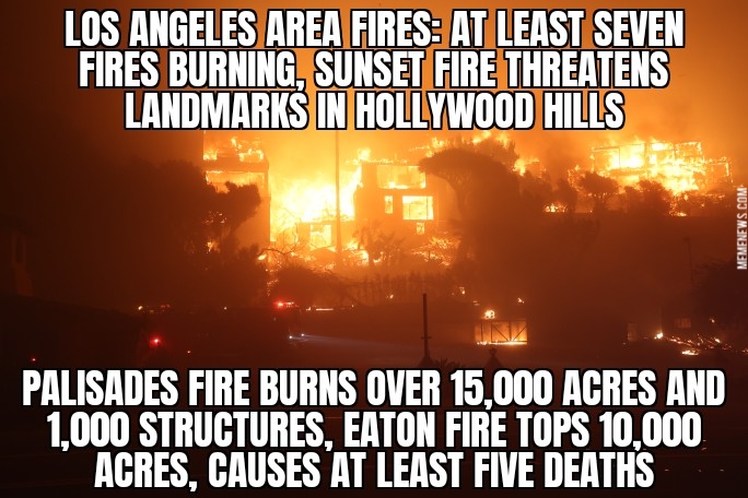 Los Angeles fires grow