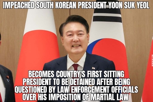 Yoon Suk Yeol detained