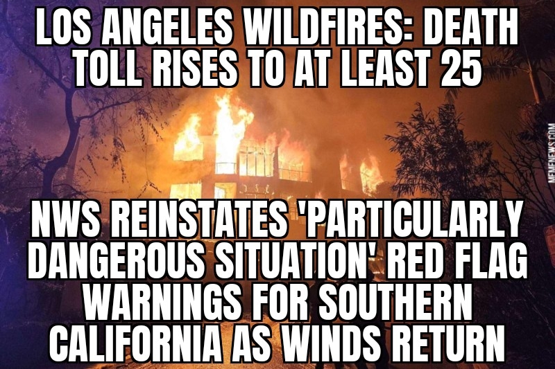 Los Angeles wildfires update