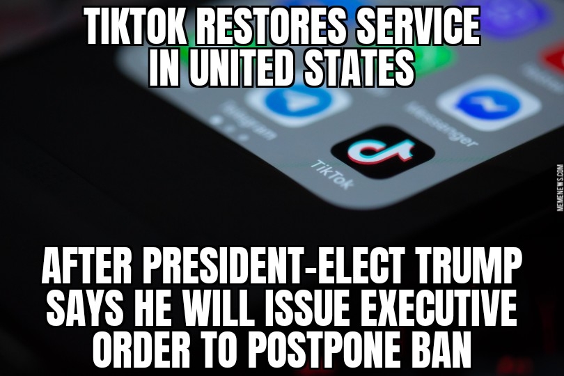 TikTok ban takes effect