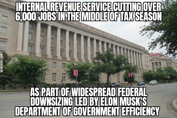 IRS cutting 6,000 jobs