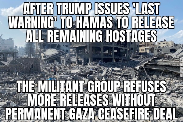 Hamas ignores Trump ‘last warning’