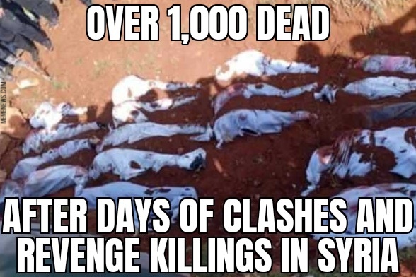 Syria clashes leave 1,000 dead