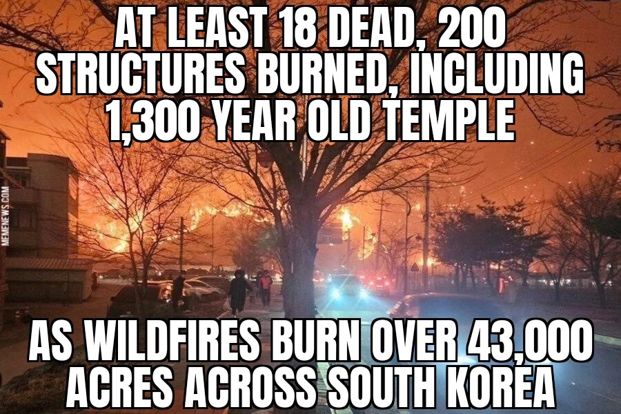 South Korea wildfires
