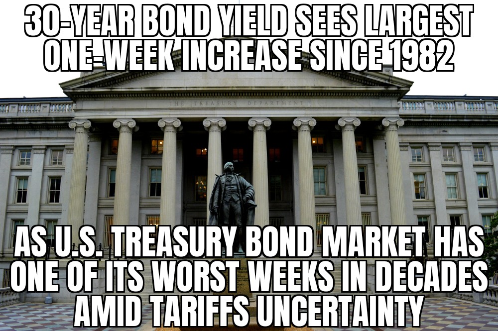 U.S. bond market has worst week in decades