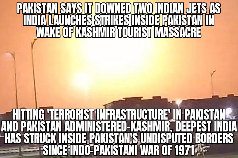 India strikes inside Pakistan