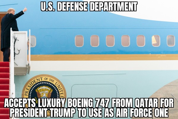 DOD accepts Qatar 747