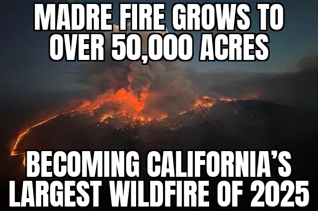 California Madre Fire