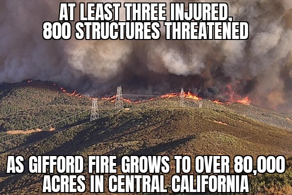 Gifford Fire grows