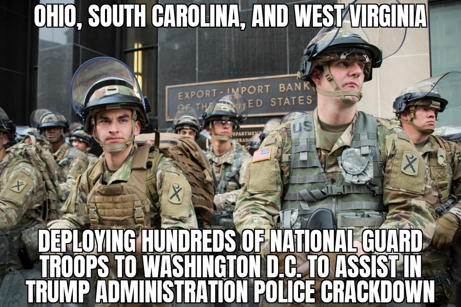 States deploying National Guard to Washington D.C.