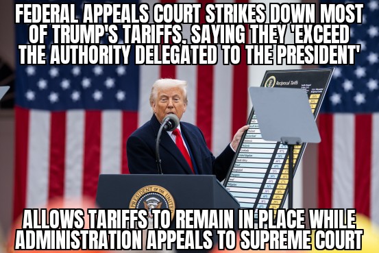 Court strikes down most Trump tariffs