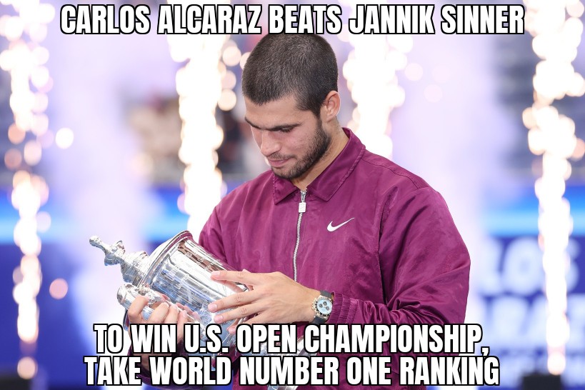 Carlos Alcaraz wins U.S. Open Championship