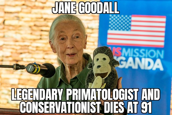 Jane Goodall dies