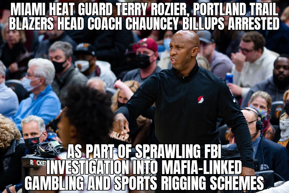 NBA player, coach arrested in gambling probe