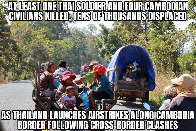 Thailand Cambodia border conflict continues
