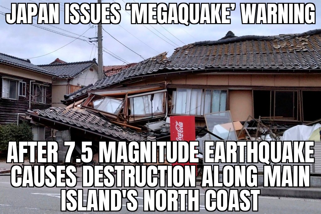 Japan Issues ‘Megaquake’ Warning