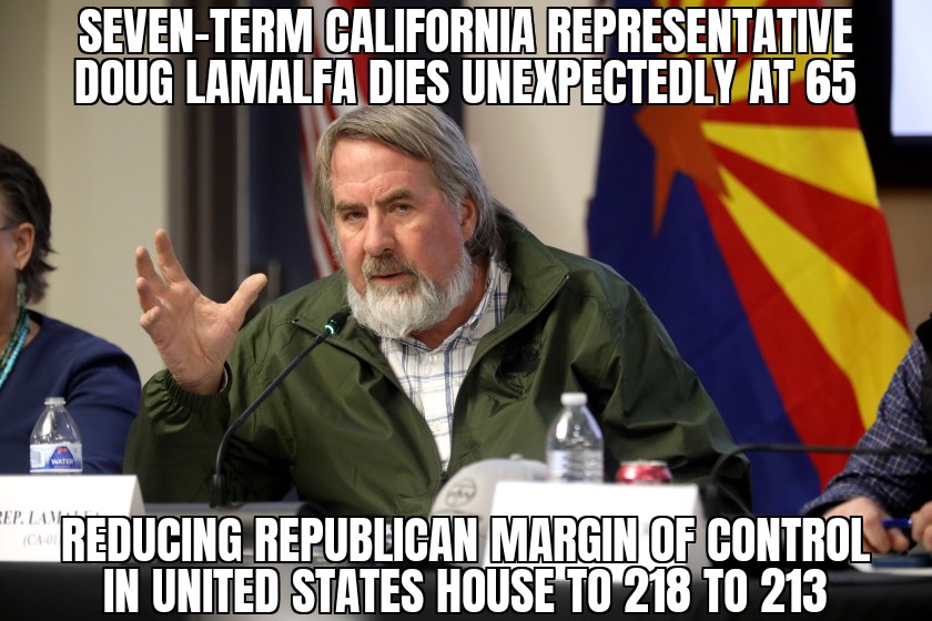 California representative Doug LaMalfa dies
