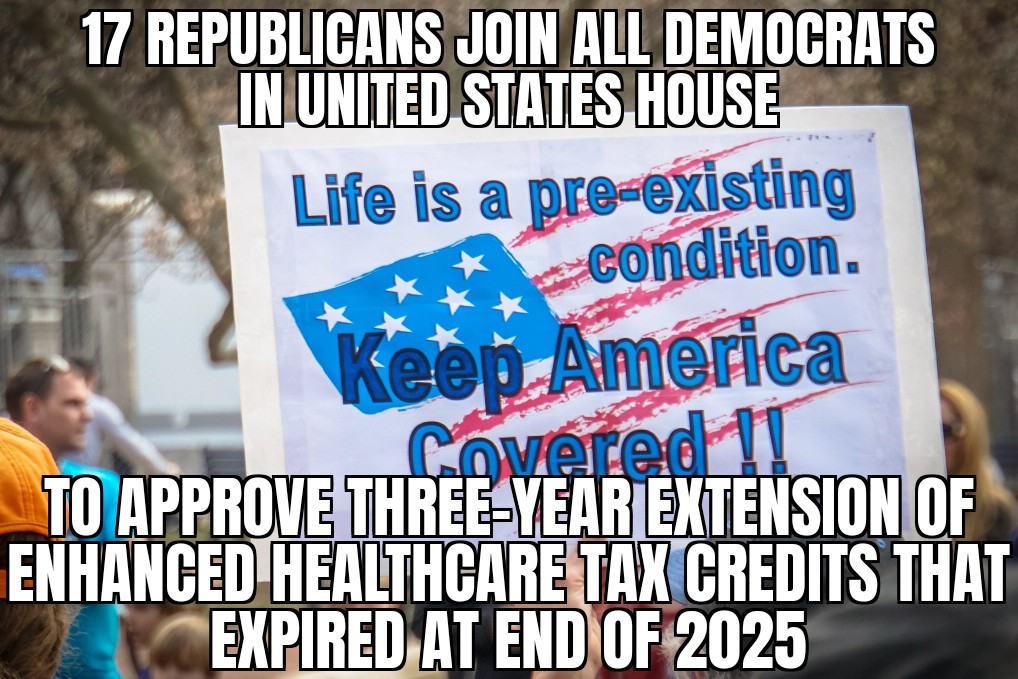 House votes to extend Obamacare tax credits