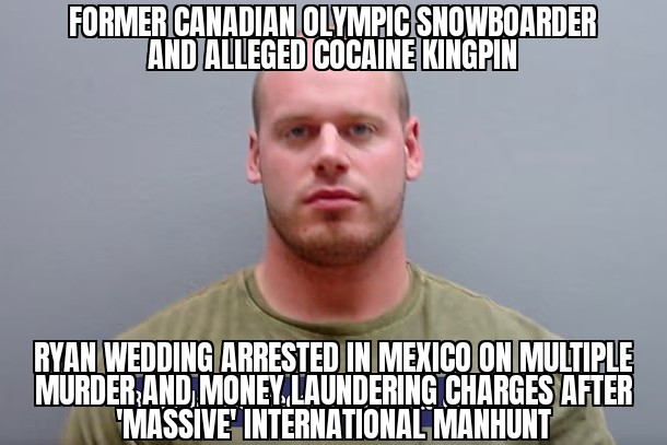 Ryan Wedding arrested in Mexico