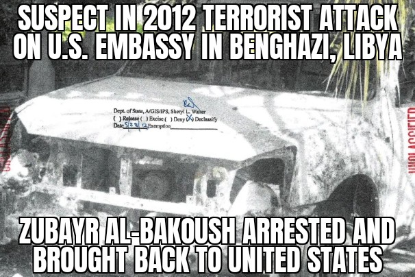 Benghazi attack suspect arrested