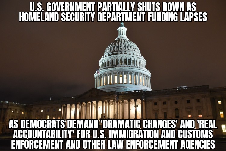 U.S. government partially shuts down