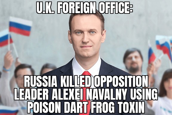 Russia killed Alexei Navalny with frog poison