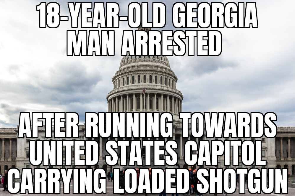 Man runs at U.S. Capitol with gun